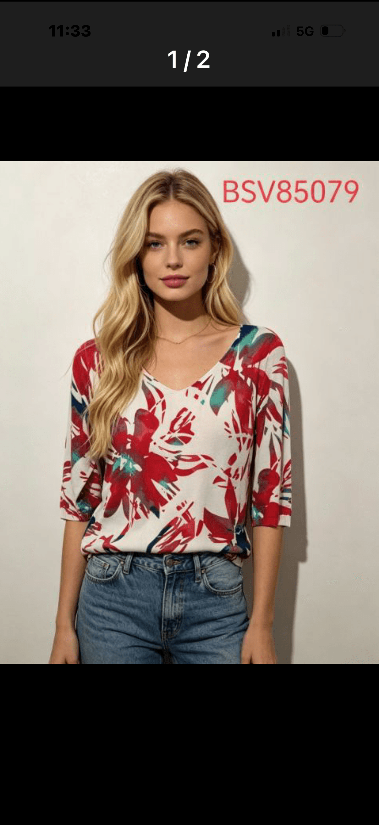 Accessoire Rouge « Fleuri rouge »